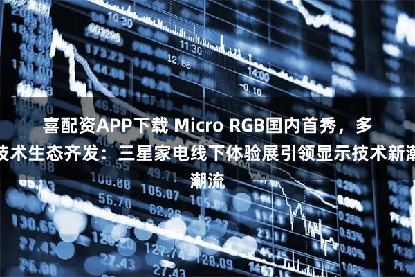 喜配资APP下载 Micro RGB国内首秀，多元技术生态齐发：三星家电线下体验展引领显示技术新潮流