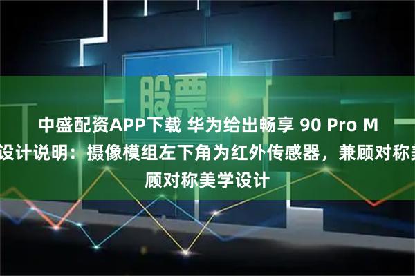 中盛配资APP下载 华为给出畅享 90 Pro Max 手机设计说明:摄像模组左下角为红外传感器,兼顾对称美学设计